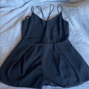 Naked Zebra Black Spaghetti Strap Dress